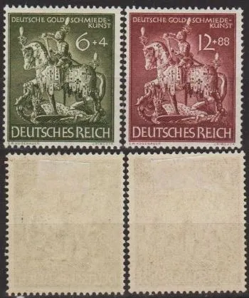 фото, 1943 - Рейх - Ювелірне мистецтво Mi.860 -61*