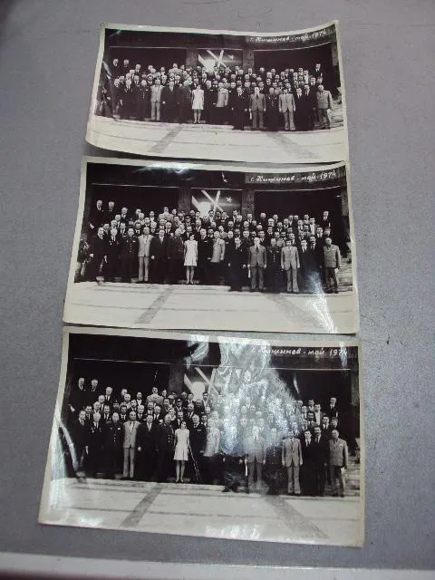 фотография герой советского союза гсс кишинев 1974 лот 3 шт №12036 Ціна