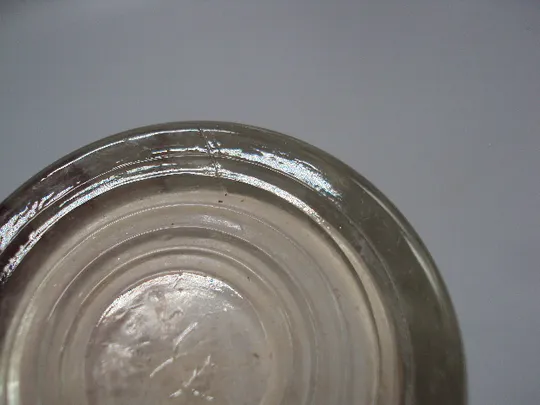 Стакан граненый маленковский стекло ссср клеймо трикветр 7К трилистник 9,8 см, диам.7,3см №15710 Інтернет-аукціон