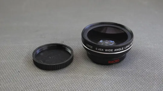0.45x LIEQI Optics Digital Wide Angle Lens широкоугольный конвертер 37mm Вживане З аукціону