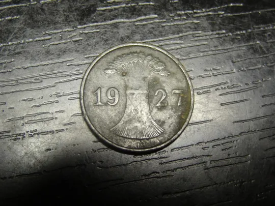 Купити 1 рейхспфеніг 1927 F Німеччина