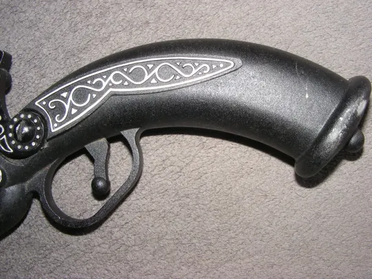 Пистолет чугун макет XVIII кремниевый с ударно-кремниевым замком Винтаж З аукціону
