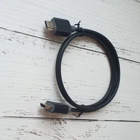 HDMI відео кабель Hoco US08 HDTV 2.0 data cable 4K HD 60Hz 1 метр Чорний Продаж