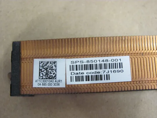 номер0609-12 термотрубка охолодження охолоджувальна трубка AT1C30010AD 850148-001 для HP EliteBook ZBOOK 15 G3  оригінал З аукціону