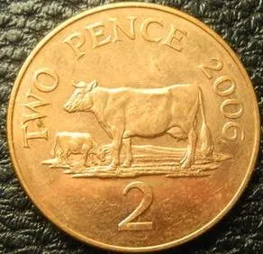 2 пенси 2006 Гернсі Ціна