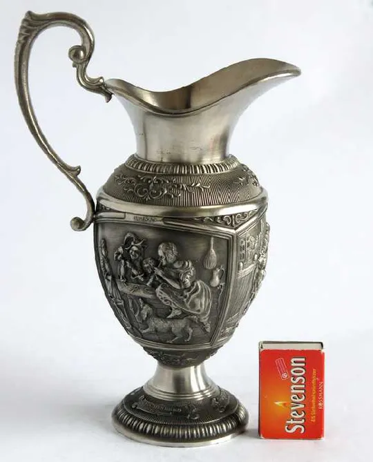 Олов'яний глечик кувшин Шедеври живопису 600 мл №2 Germany Ціна