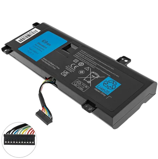 Купити Батарея для ноутбука DELL G05YJ (Alienware 14 M14x R3 R4) 11.1V 6400mAh 69Wh Black