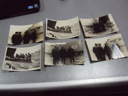 фото, фотография армия ссср погрузка техники на судно лот 6 шт №4299
