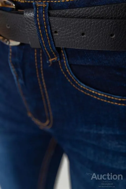 Джинсы женские демисезонные 214R8010, цвет Темно-синий Де купити