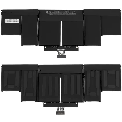 фото, Батарея для ноутбука Apple A1494 (A1398 (Late 2013–2014)) 11.26V 8440mAh 95Wh Black