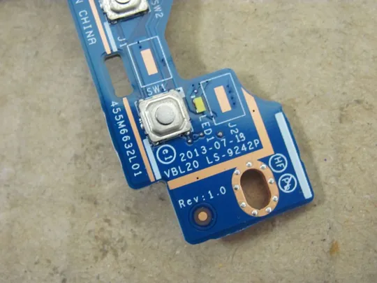 номер294-23 Плата кнопка вкл / вимк wi-fi, звуку LS-9242P NBX0001A300 для HP Zbook 15 G2 G1 оригінал Продаж