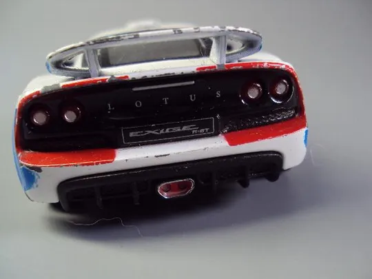 машинка 2012 Lotus exsige R-GT 16 scale 1/32 kinsmart Китай длина 12,3 см №10803 Продаж