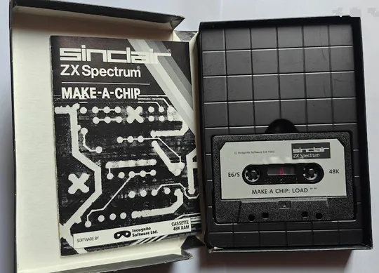 Купити Оригинальная кассета для ZX Spectrum - Make a Chip.