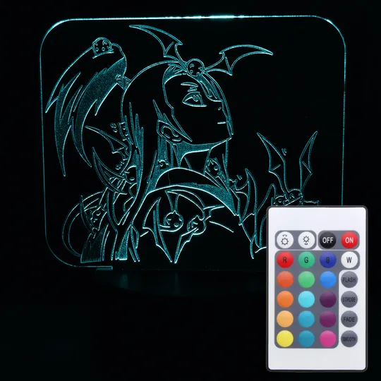 Акриловий світильник-нічник з пультом 16 кольорів Дейдара tty-n000504 Ціна