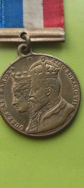 Купити 1902 год Старинная медаль коронации Эдуарда 7-го и его супруги, редкий тип gs778.
