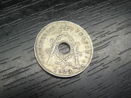 фото, 5 сантимів Бельгія 1925 Belgie