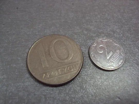 монета польша 10 злотых 1988 №9776 Ціна