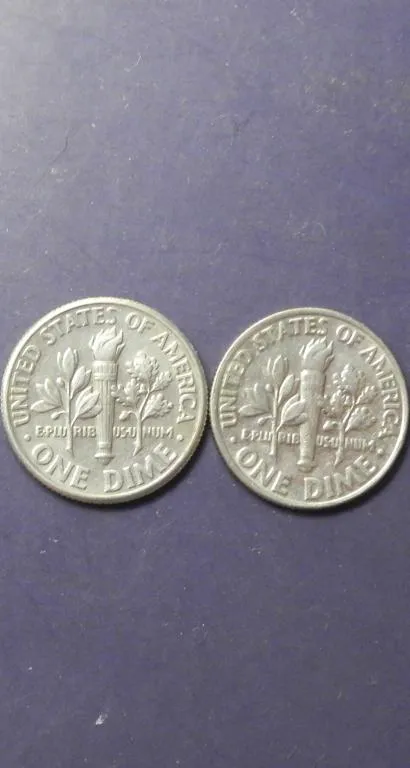 Купити 10 центів 1989 США (два різновиди)