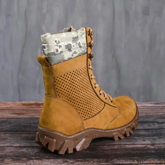 Берцы тактические сетка ВСУ (ЗСУ) 7088 40 р 26 см коричневые Де купити