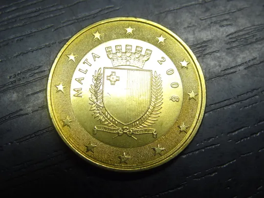 50 євроцентів 2008 Мальта UNC Ціна