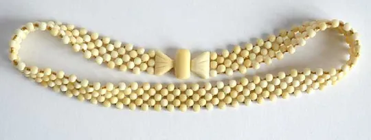 Купити Антикварне кольє слонова кістка 1930 Holland