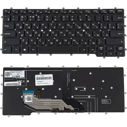 фото, Клавіатура для ноутбука DELL (Latitude: 9410), rus, black, без фрейму (ОРИГІНАЛ)