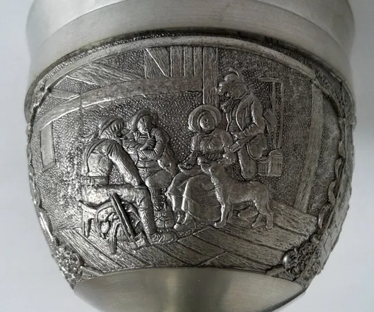 Келихи бокали рьомери Мисливці 2 шт 150 мл олово DNL Germany №2 Fv8 Продаж