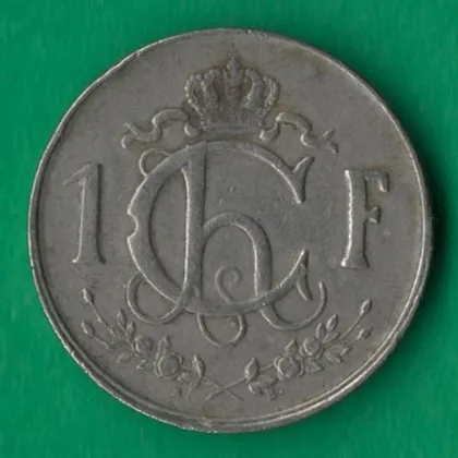фото, 1 франк 1953 року Люксембург [МШ]