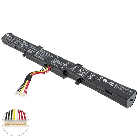 Купити Оригінальна батарея для ноутбука ASUS A41-X550E (X450JF, X550DP, X751MD, X751MA, X750JA, X751LA) 15V 2600mAh Black