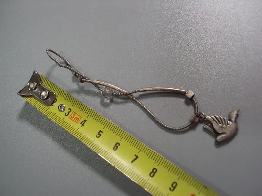 Купити Бижутерия браслет посеребрение с подвеской голубь тянется на пружине №10841