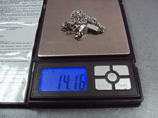Браслет бисмарк унисекс серебро 830 проба вес 14,16 г длина 19 см №10705 Характеристики