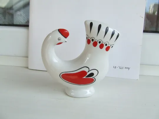 Фарфор Петушок размер . 19 х 13 см. см. 1960 гг. ссср Городище 1 сорт. и много другого. Недорого