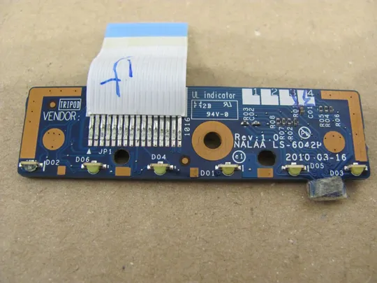 Купити номер0314-15 плата кнопки тачпада LS-6042P для Toshiba Satellite L670 L670D L675 L675D оригінал