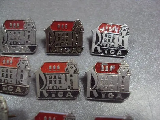 знак рига архитектура лот 13 шт №1472 Недорого