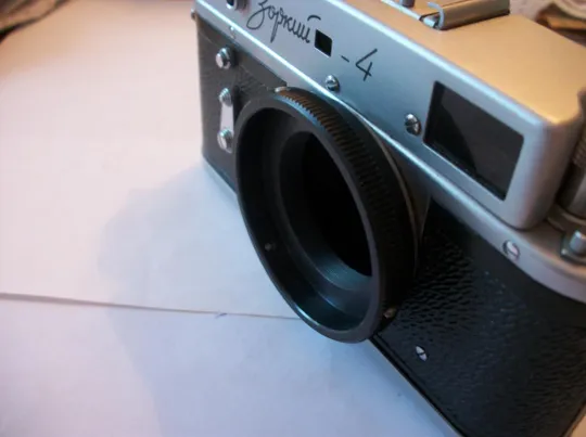 Переходник Адаптер с Объектив Буква А , Мир-10А , Таир-11А ,и др , на Фотоаппарат М-39. Красногорский Продаж