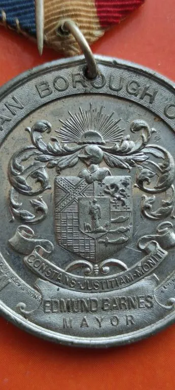 1902 год красивая медаль короля Эдуарда Седьмого Великобритания gn821 З аукціону