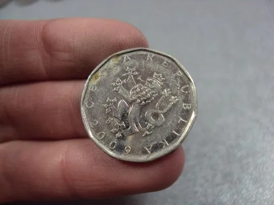 монета чехия 2 кроны 2009 №8798 З аукціону