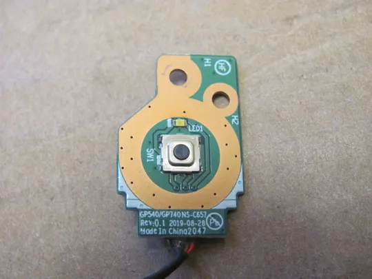 номер0979-50 плата кнопки вкл Кнопкова плата Кнопковий модуль Плата управління кнопками, Плата кнопки живлення Laptop Power button board GP540 GP740 NS-C657 для Lenovo Thinkpad T15g P15 Gen 1 оригінал З аукціону