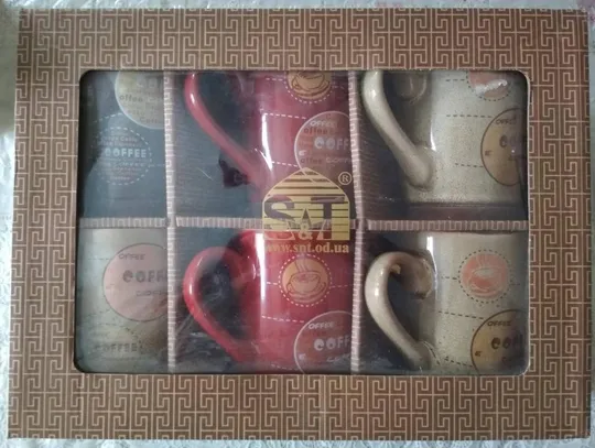 Купити Набір чашок SNT Мокко (6 шт. по 350 мл.)