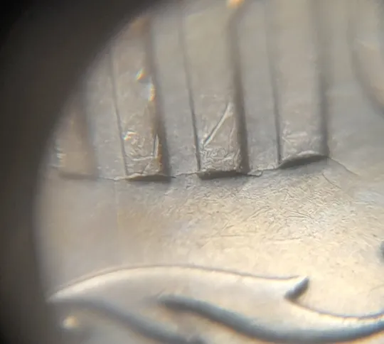 (7761) 25 копійок 2013 1ЕБм розколи на реверсі та аверсі (25 копеек 2013 1ЕБм) 1ЕБд Ціна