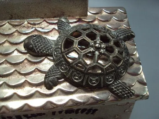 Копилка домик little Princess металл дом маленькая принцесса и черепаха 10,2х11х9,3х7,5 см №14009 Продаж