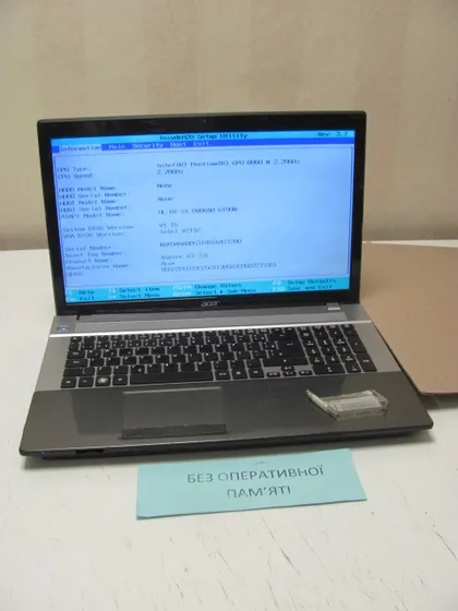 фото, 5262 ACER ASPIRE V3-731 PENTIUM B960 НІМЕЧЧИНА
