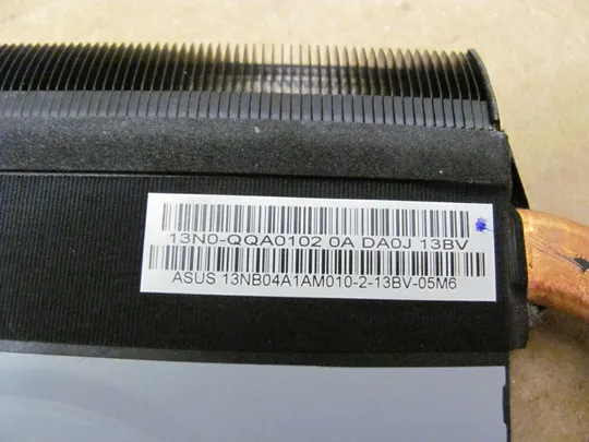 554-15 система охолодження 13N0-QQA0102 для ASUS X750L F750L оригінал Де купити