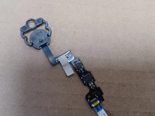 номер1055-14 сканер відбитку 00HF75 NBX00028W00 F6NJ8 для Dell XPS 15 9575 5530  2in1 Сенсор відбитків пальців Сканер безпеки Датчик аутентифікації Плата сканер відбитку fingerprint scanner оригінал Інтернет-аукціон