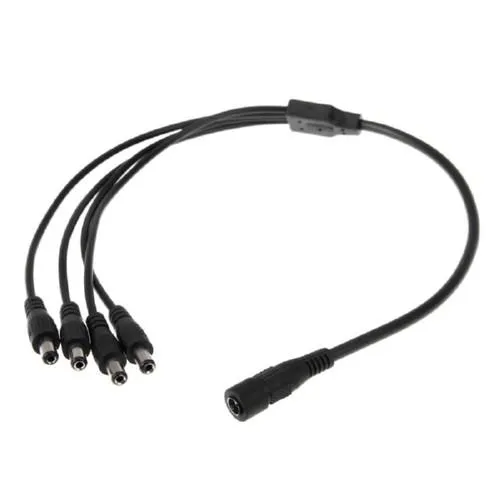 Сплиттер разветвитель питания 1x4, 5.5x2.1мм, CCTV Ціна