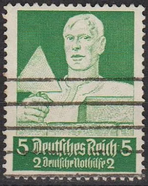фото, 1934 - Рейх - Професії - Каменяр 5 Mi.558 _10,0 €
