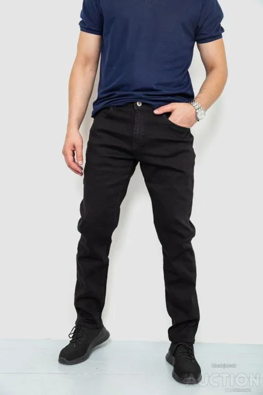 Джинсы мужские, цвет черный, 240R8346 Ціна