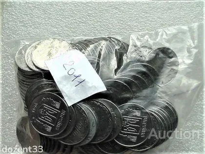 фото, 5 копійок 2011 рік Україна " 100 штук одним лотом "