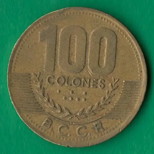100 колонів 1998 року Коста-Рика [МШ1] Ціна