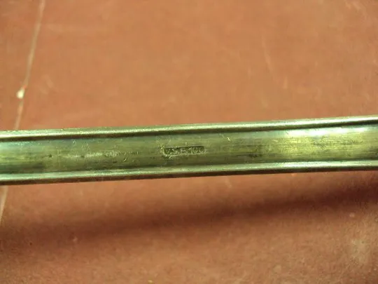 черпак мельхиор посеребрение 33 см клеймо V.S.F.100 №1726 Де купити